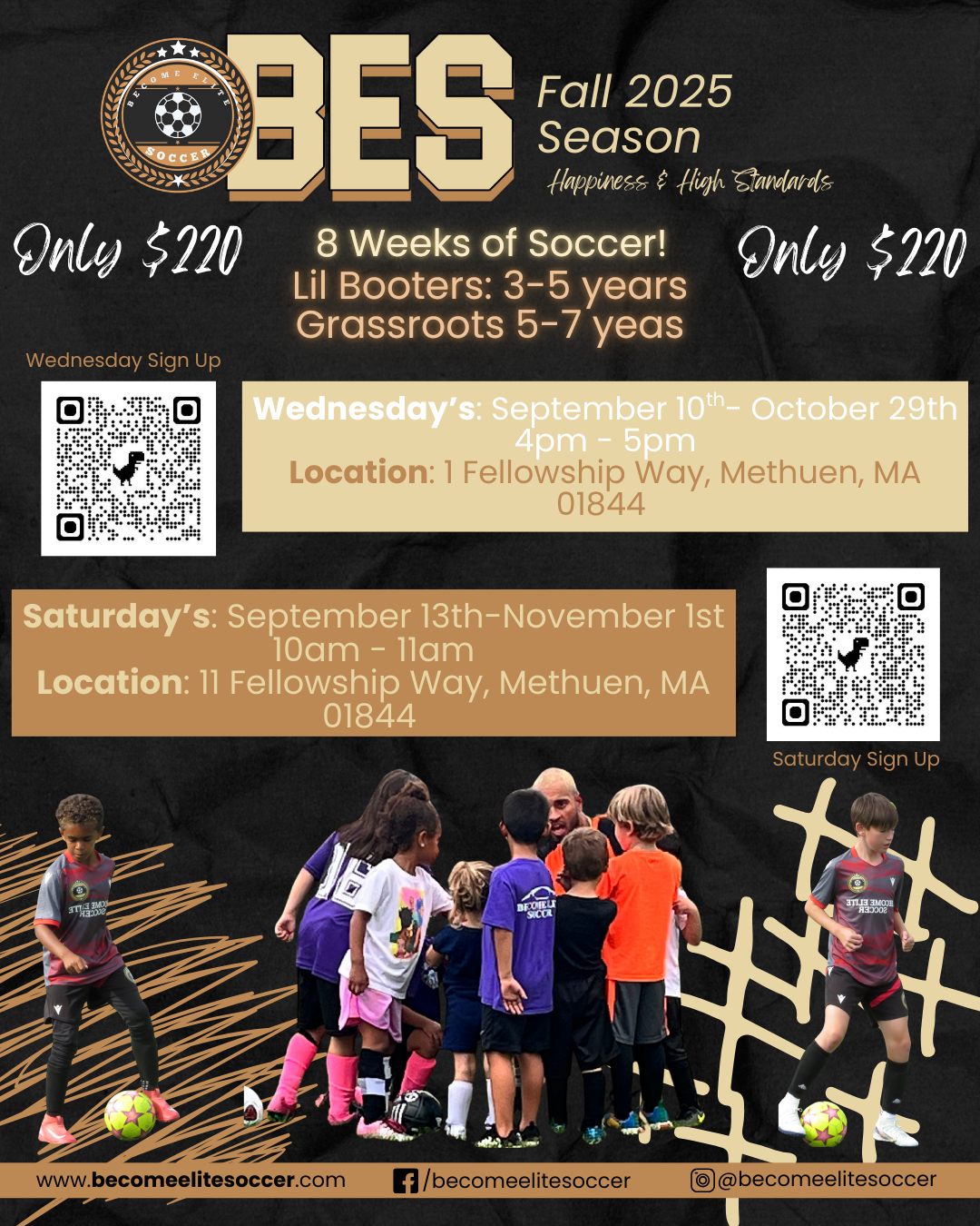 Fall 2025 Program Flyer Lil' Boomers + Grassroots Flyer for Socials + Website
